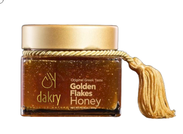 Thyme honey with gold